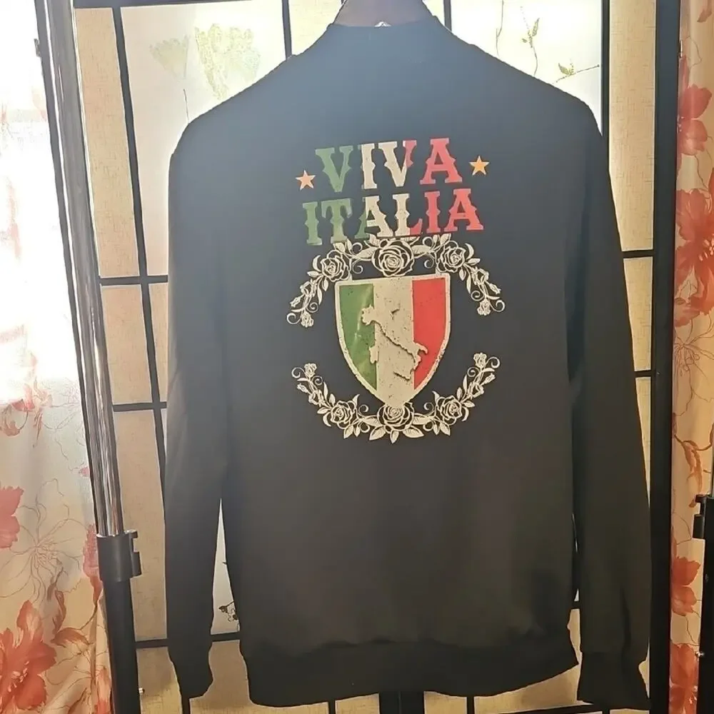 Stylish Black Polyester Blend Jacket - Picture 3 of 3